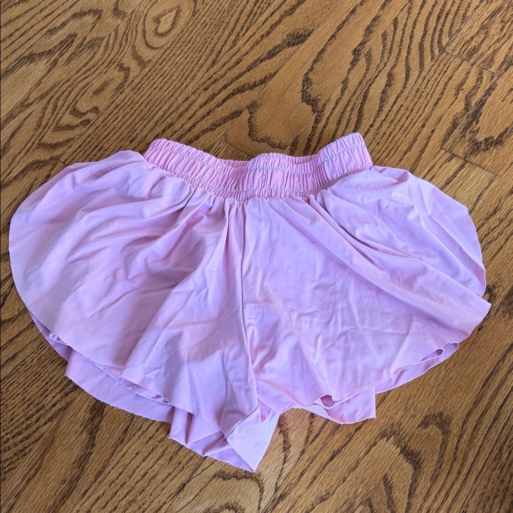 Light Pink girls. Butterfly shorts
